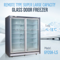 सुपरमार्केट ग्लास दरवाजा रेफ्रिजरेटर डिस्प्ले चिलर